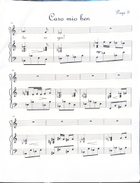 Caro Mia Ben Piano, Vocal scores gallery preview page 3