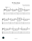 We Three Kings - Guitar (Notation + TAB)
