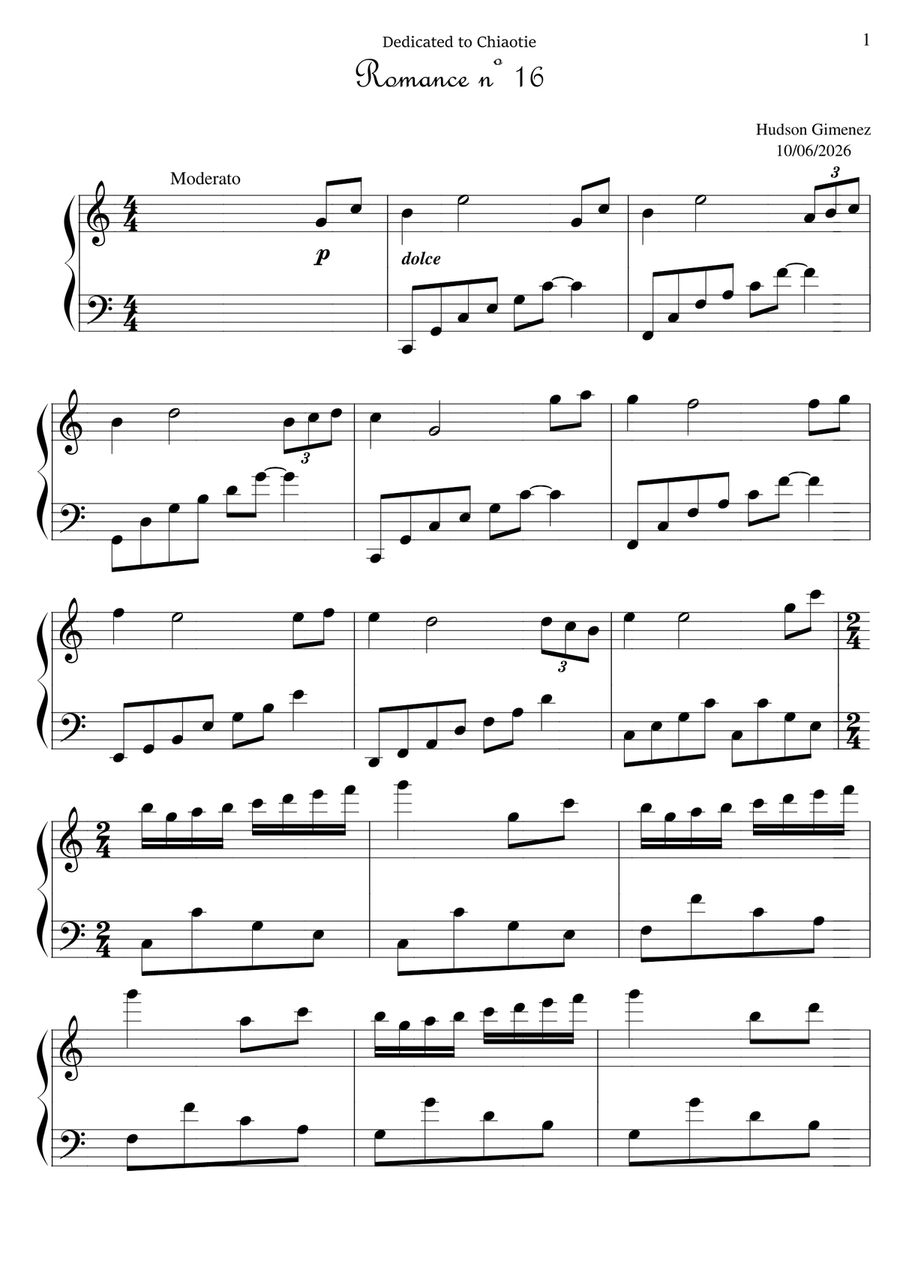 3 Romances - Book 6 Piano Solo - Digital Sheet Music page 2