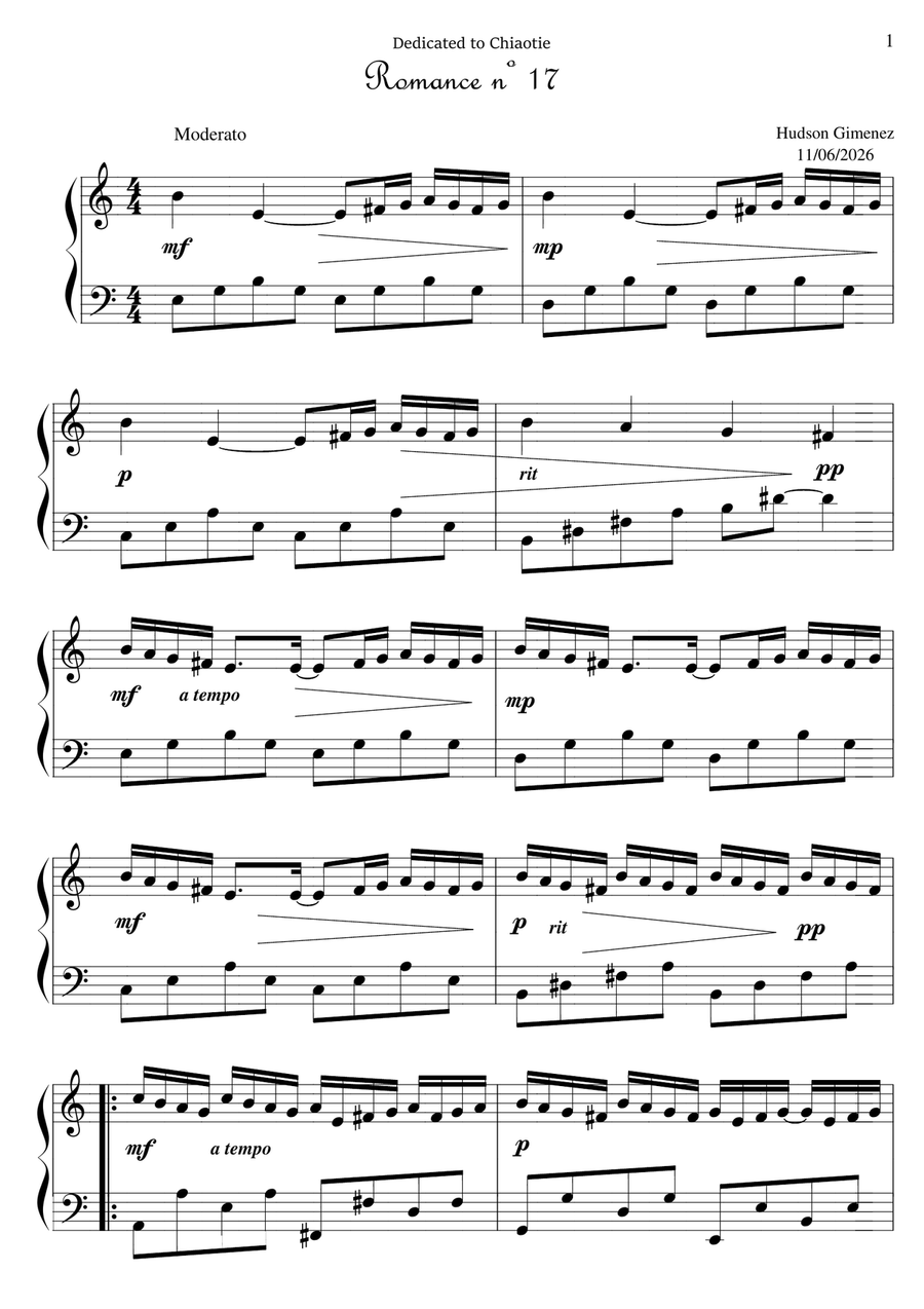 3 Romances - Book 6 Piano Solo - Digital Sheet Music page 5