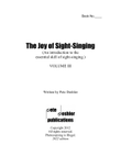 The Joy of Sight-Singing (volume 3)