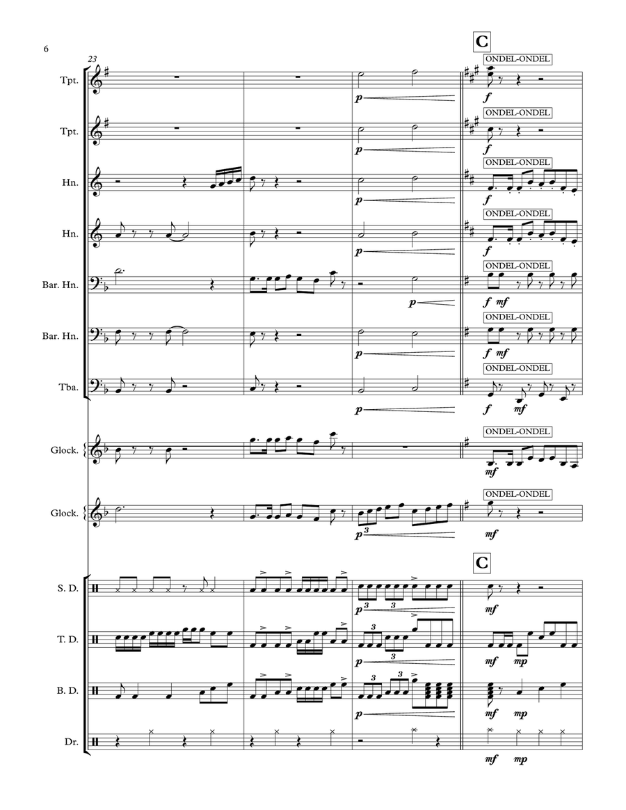 Ondel-Ondel Marching Band - Digital Sheet Music page 6
