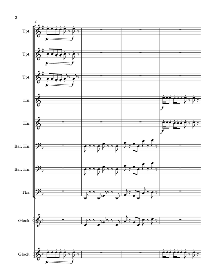 Happy by Pharrell Marching Band - Digital Sheet Music page 2