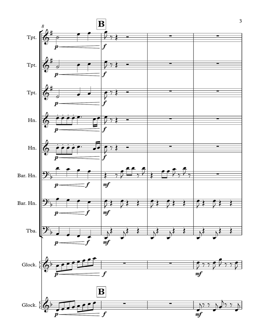 Happy by Pharrell Marching Band - Digital Sheet Music page 3
