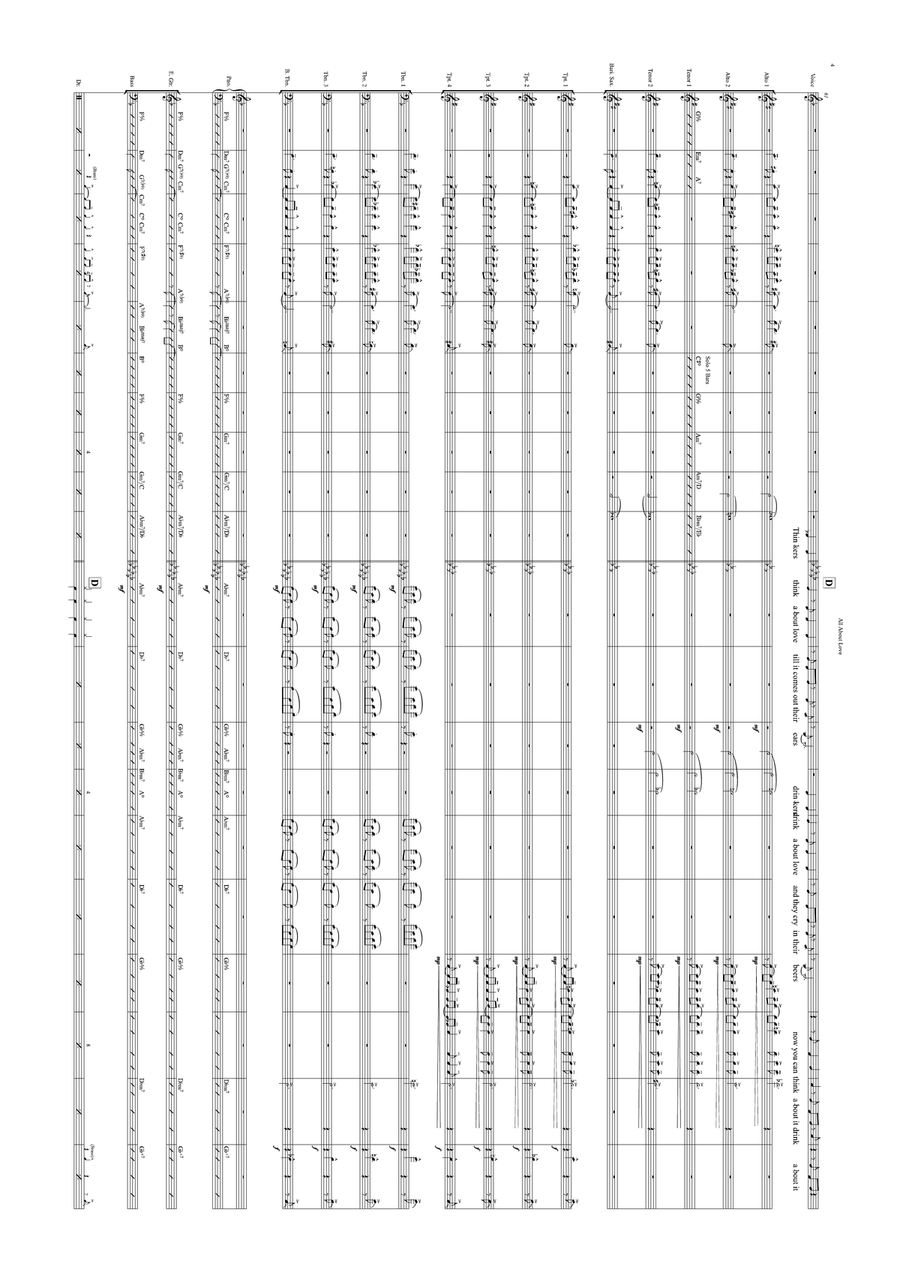 All About Love Jazz Ensemble - Digital Sheet Music page 4