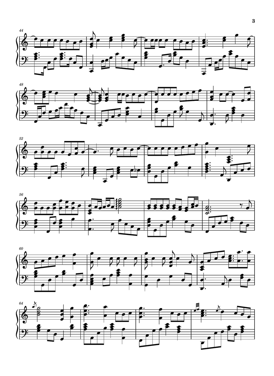 Mad by Ne-Yo Piano Solo - Digital Sheet Music page 3