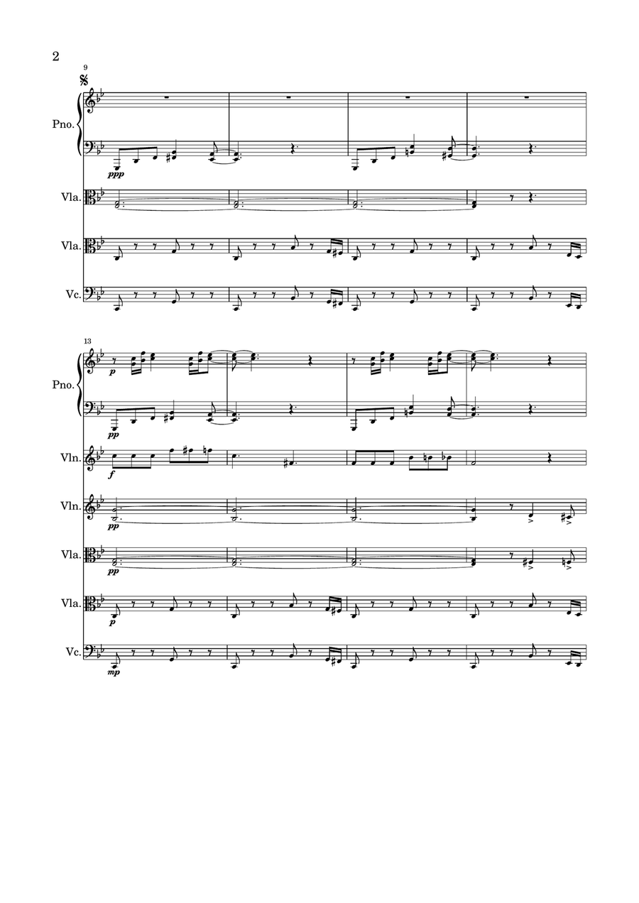 Autumna A Vernal Piano Quintet - Digital Sheet Music page 2