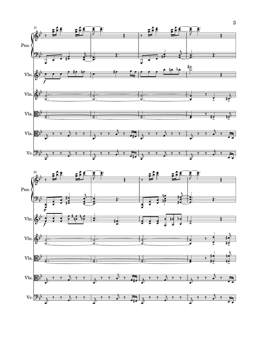 Autumna A Vernal Piano Quintet - Digital Sheet Music page 3