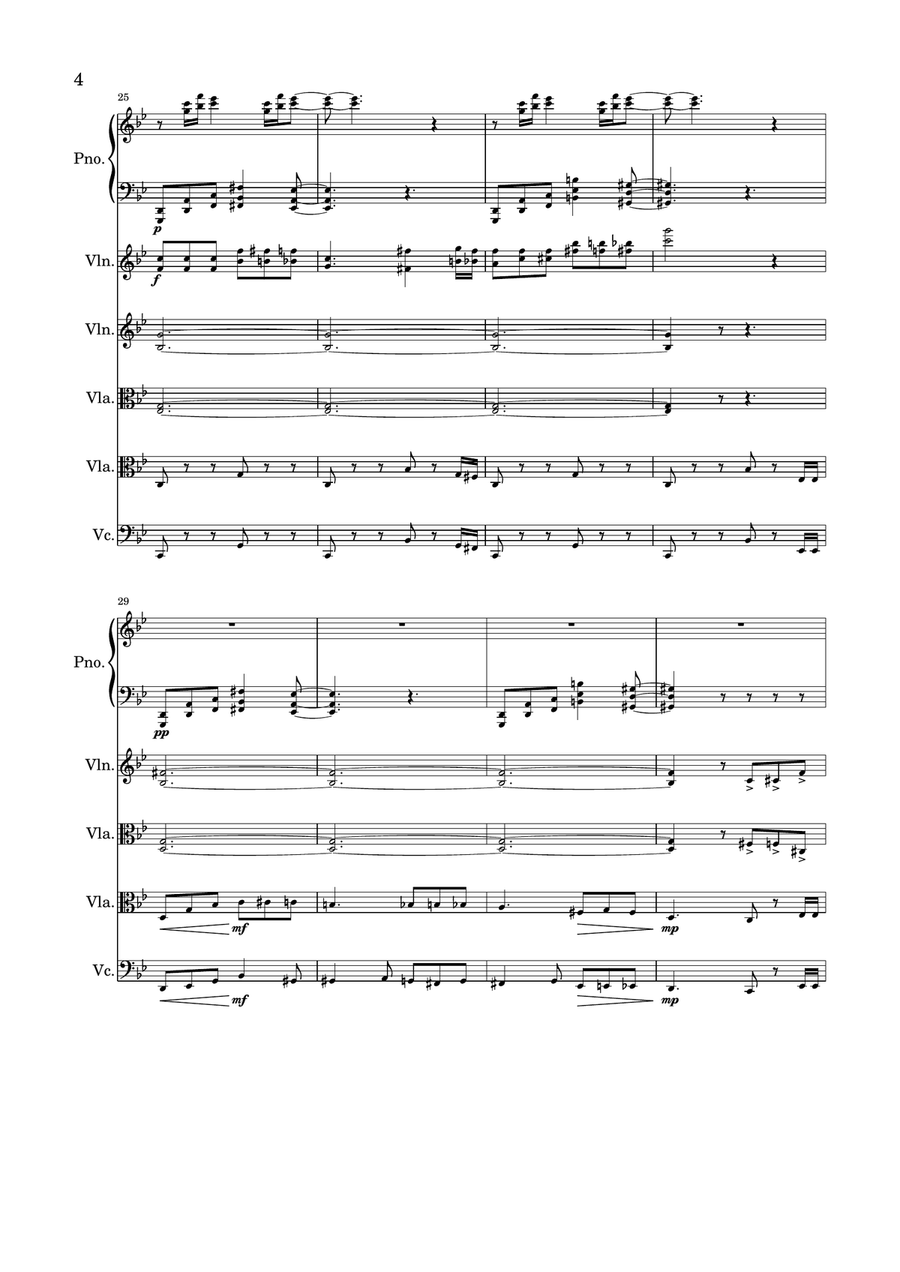 Autumna A Vernal Piano Quintet - Digital Sheet Music page 4