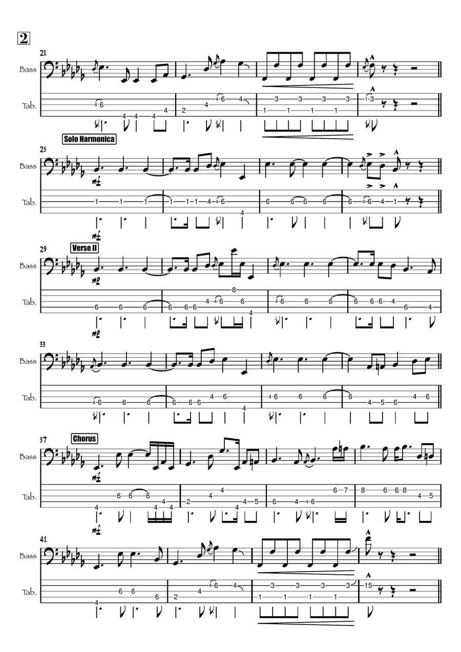 Say Say Say by Paul McCartney Acoustic Guitar - Digital Sheet Music page 2