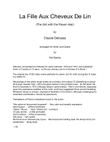 La fille aux cheveux de lin