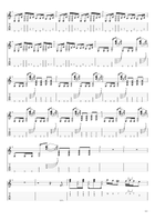 Zitti E Buoni Guitar Tablature scores gallery preview page 3