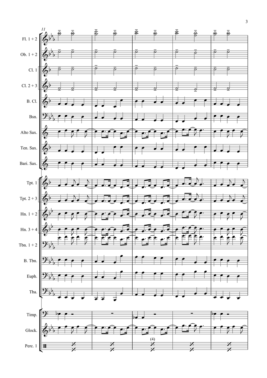 Three Lions Concert Band - Digital Sheet Music page 4