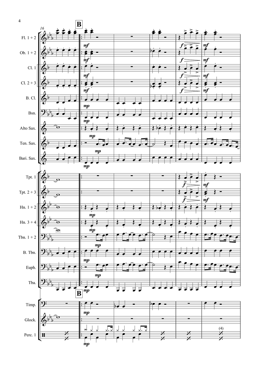 Three Lions Concert Band - Digital Sheet Music page 5