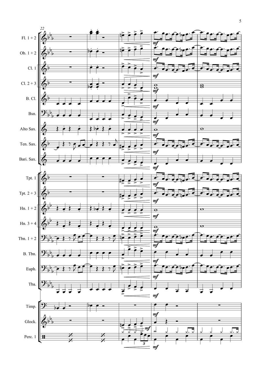 Three Lions Concert Band - Digital Sheet Music page 6