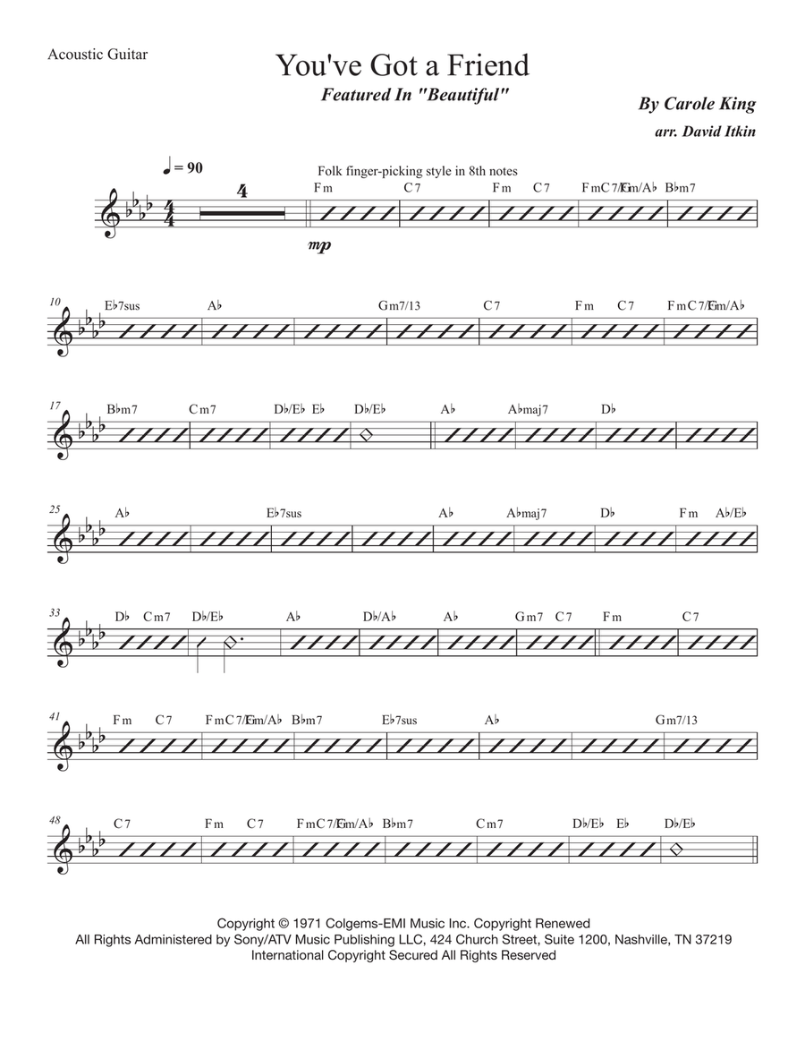 You've Got A Friend by Carole King Full Orchestra - Digital Sheet Music page 6