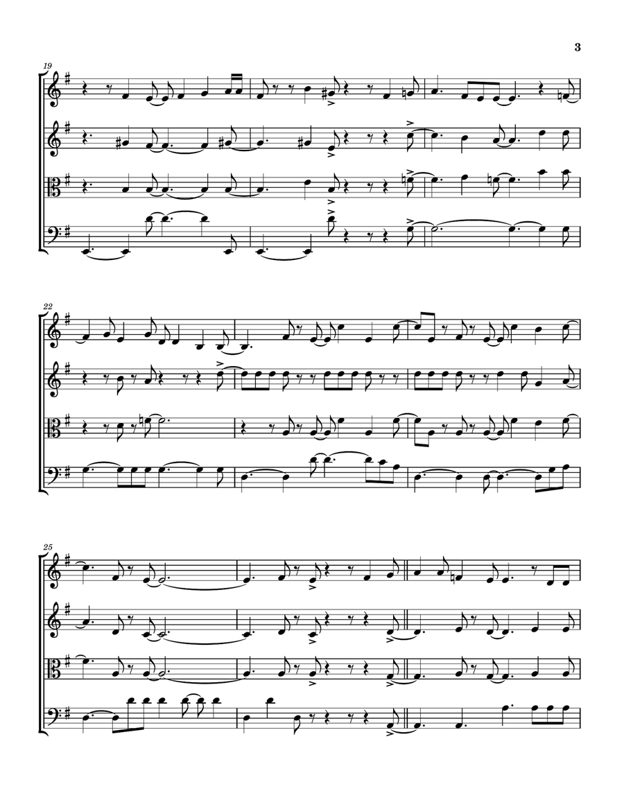 Be Cool by Joni Mitchell String Quartet - Digital Sheet Music page 4