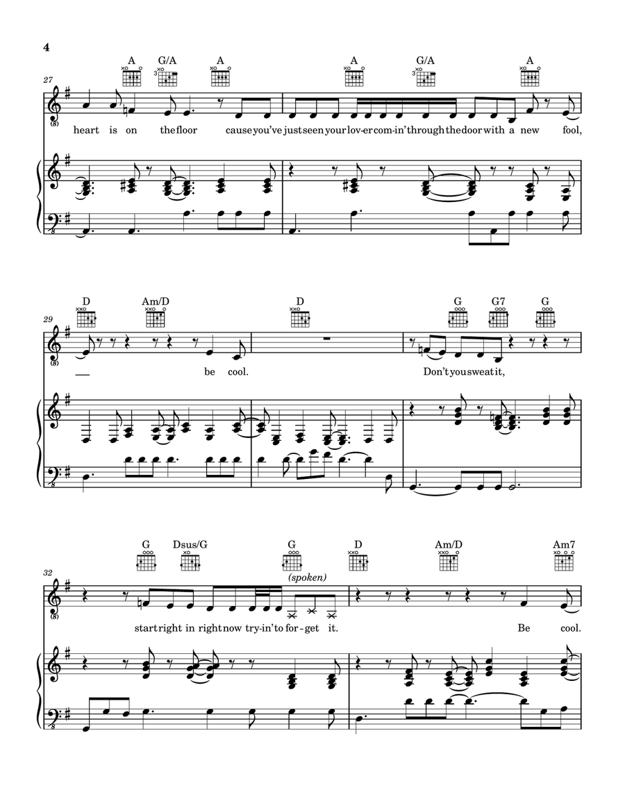 Be Cool by Joni Mitchell Piano, Vocal - Digital Sheet Music page 5