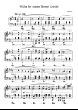 Waltz for piano 'Roses'