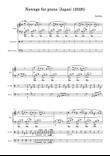 Newage for piano 'Japan'