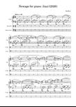 Newage for piano 'Jazz'