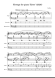 Newage for piano 'River'