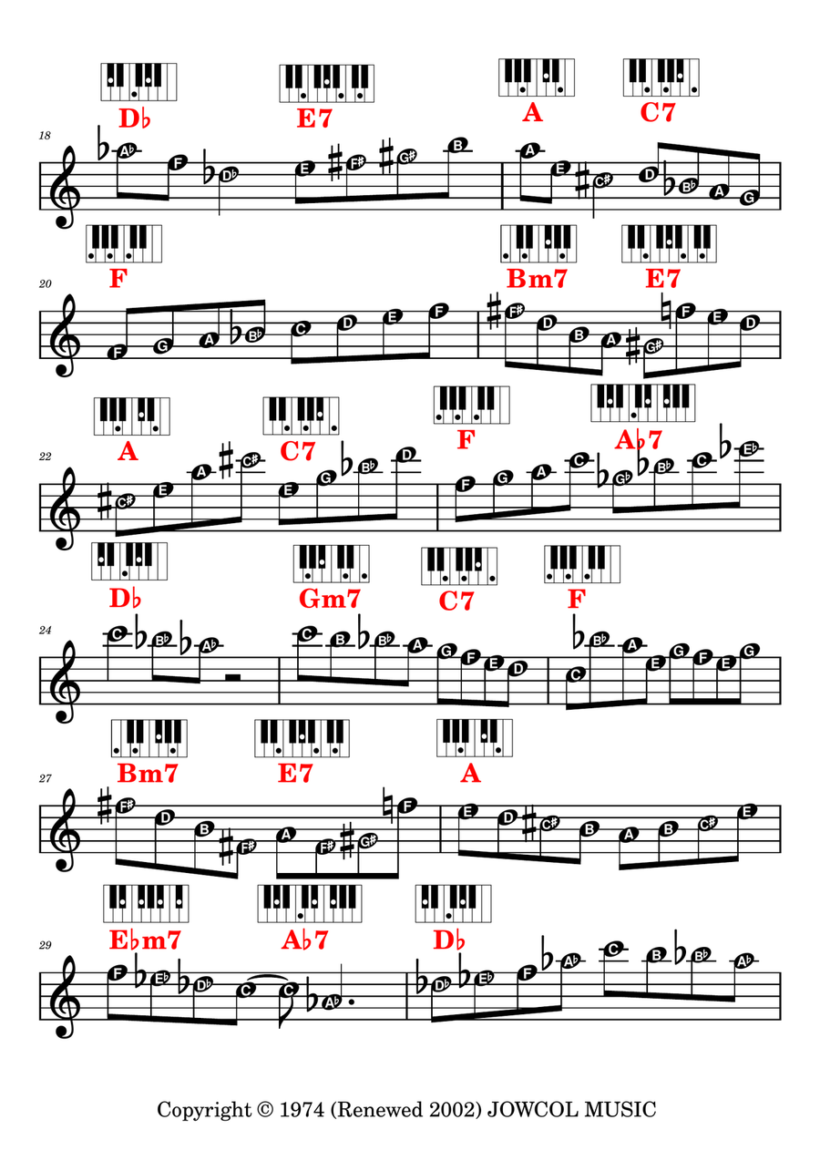 Giant Steps by John Coltrane Piano - Digital Sheet Music page 2