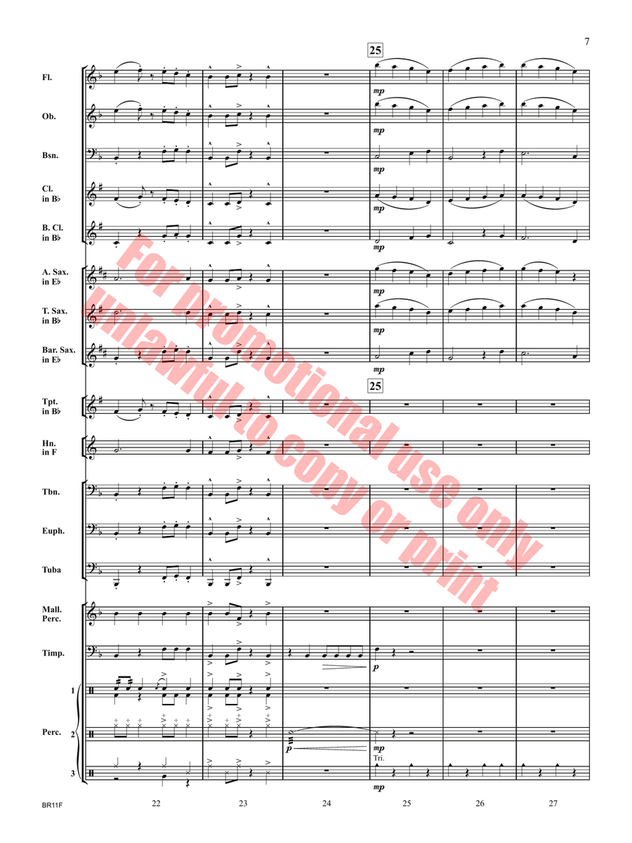 Pocket Watch Concert Band - Sheet Music page 8