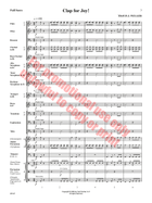 Clap for Joy! Concert Band scores gallery preview page 4