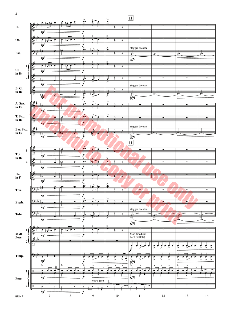 Changing Gears Concert Band - Sheet Music page 5