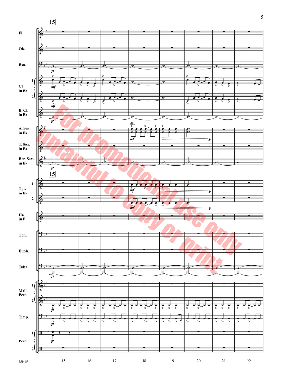 Changing Gears Concert Band - Sheet Music page 6