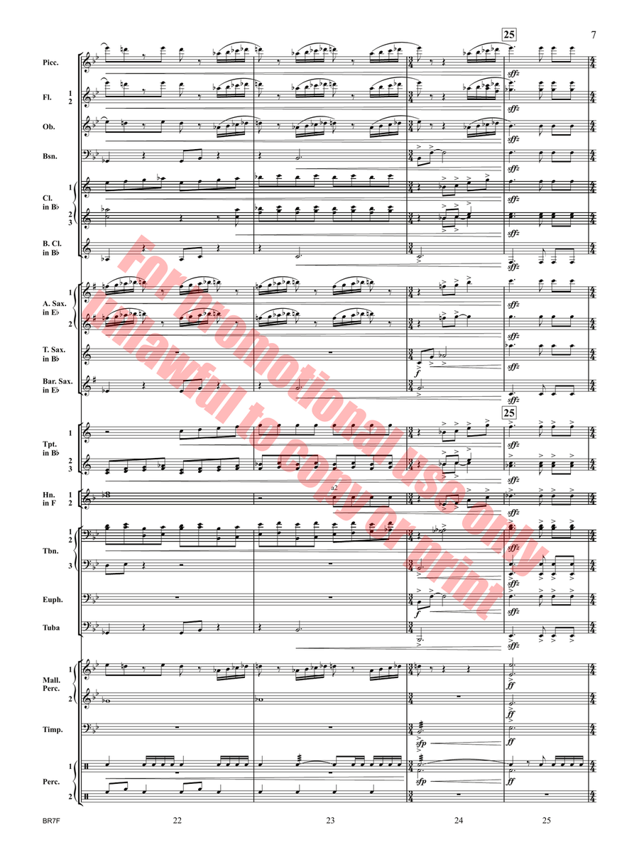 Neon Canons Concert Band - Sheet Music page 8