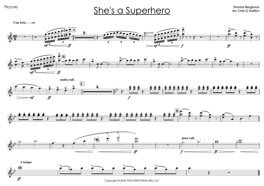 She's A Superhero Full Orchestra - Digital Sheet Music page 6
