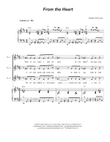 From the Heart (Duet for Tenor and Bass solo)