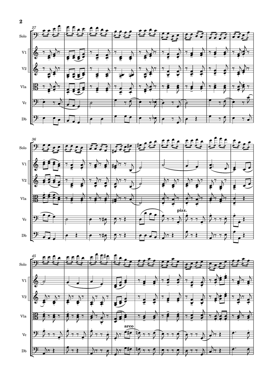 Race (Vperegonki) String Orchestra - Digital Sheet Music page 2