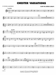 Chester Variations - Bb Tenor Saxophone