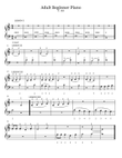 Adult Beginner Piano X-XIII