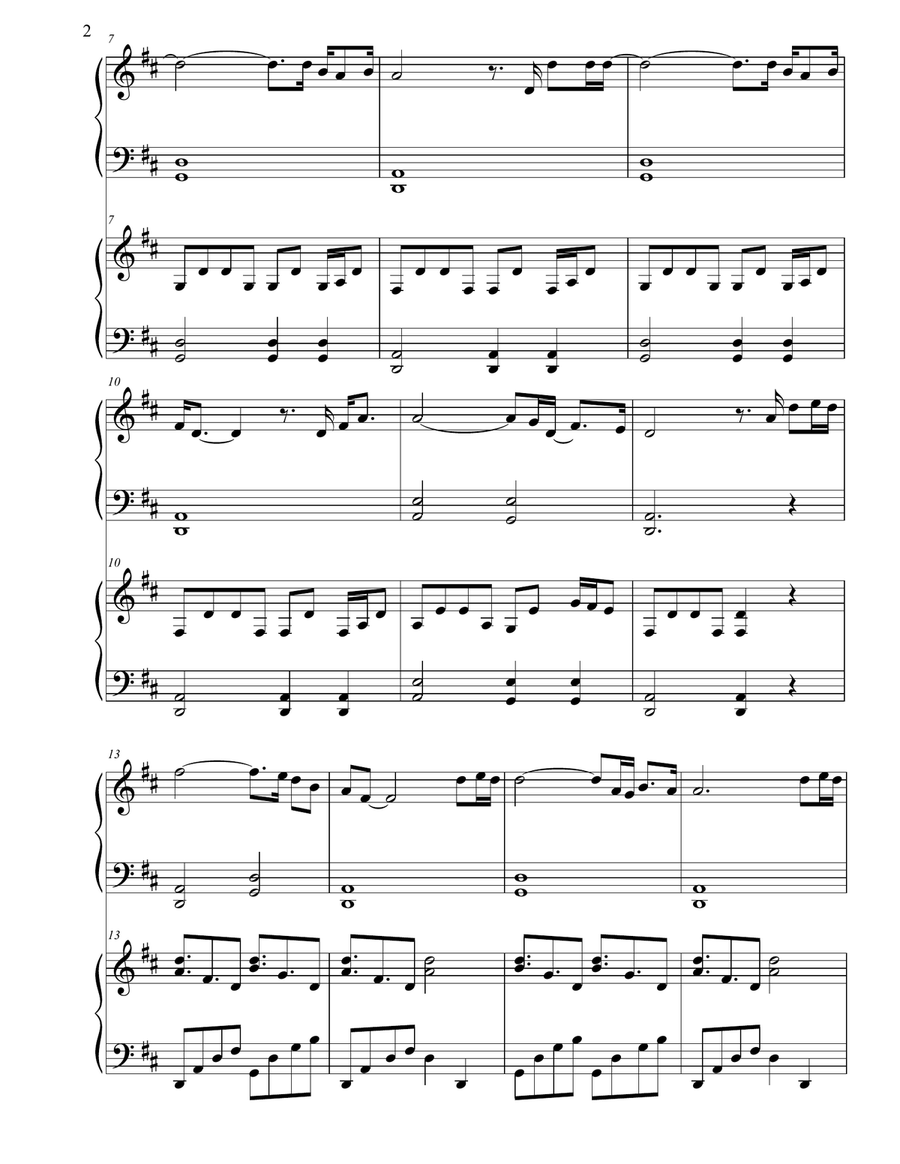 Go Rest High On That Mountain by Vince Gill Piano - Digital Sheet Music page 2