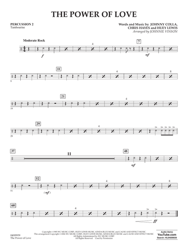 The Power Of Love (arr. Johnnie Vinson) - Percussion 2