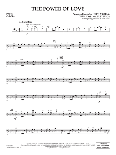 The Power Of Love (arr. Johnnie Vinson) - Pt. 5 - Cello/Bass