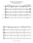 RAMBUNCTIOUS RONDO for string orchestra