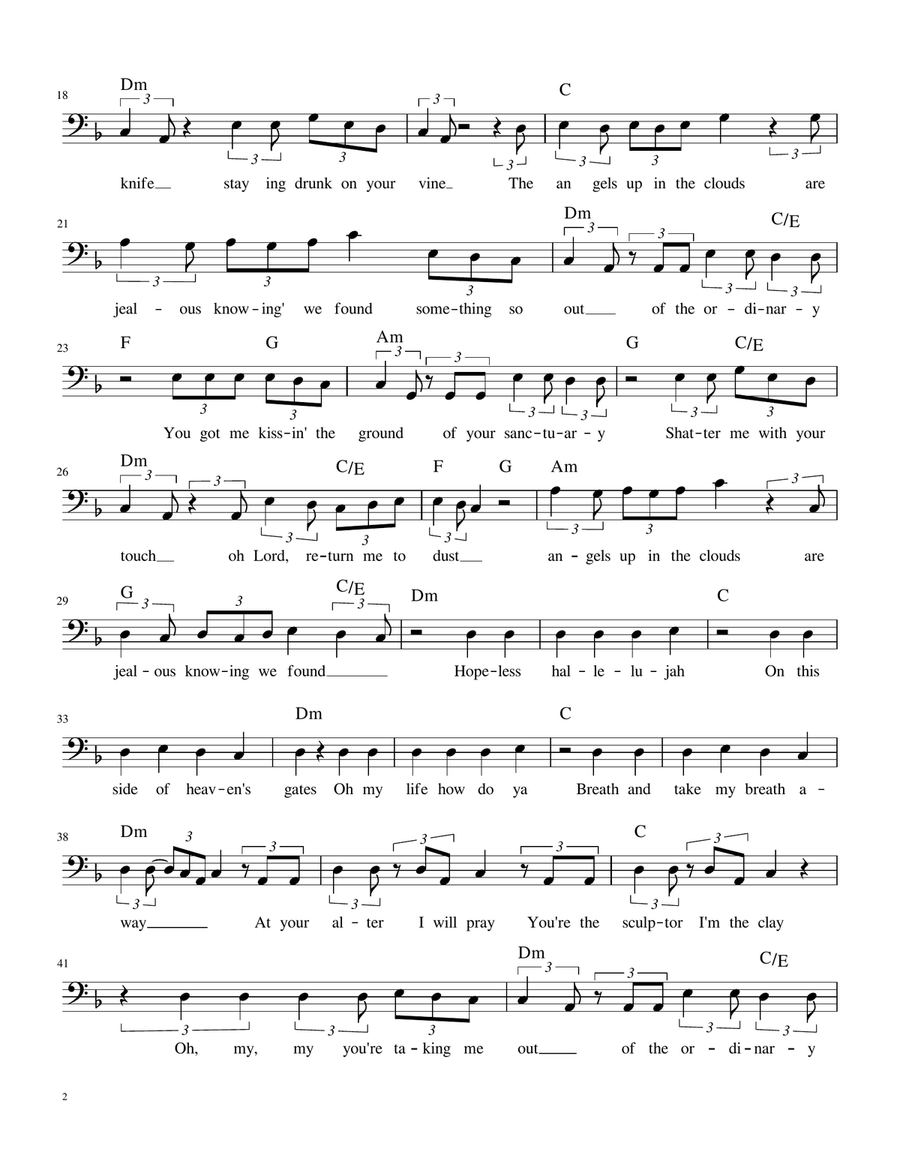 Ordinary Bass Clef Instrument - Digital Sheet Music page 2