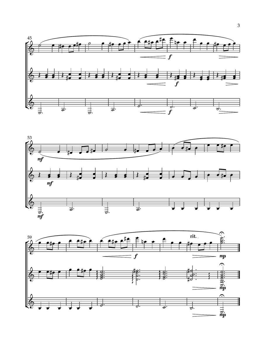 Olvera Guitar Ensemble - Digital Sheet Music page 3