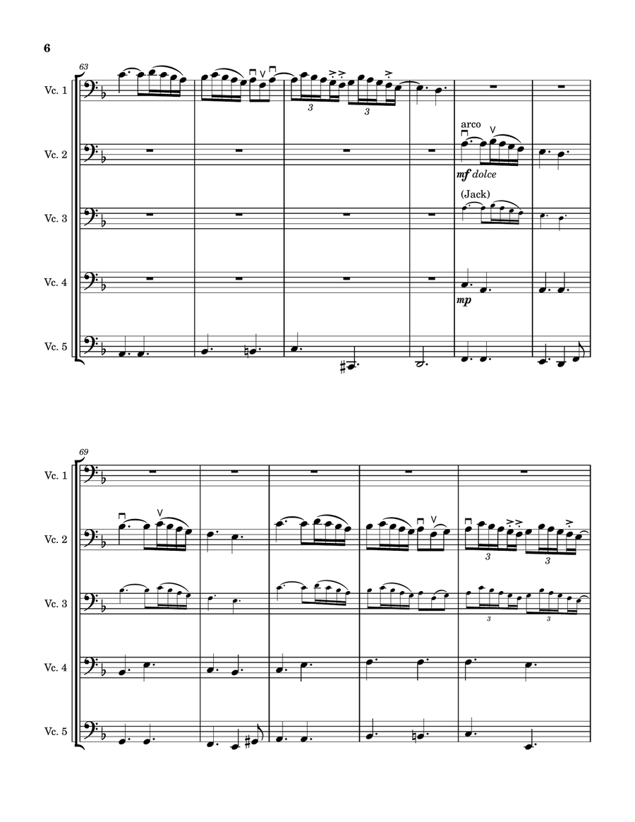 Dance On Your Grave String Orchestra - Digital Sheet Music page 6