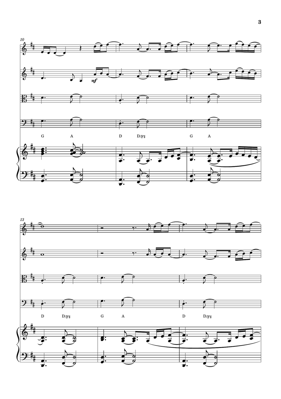 Thinking Out Loud by Ed Sheeran Small Ensemble - Digital Sheet Music page 3