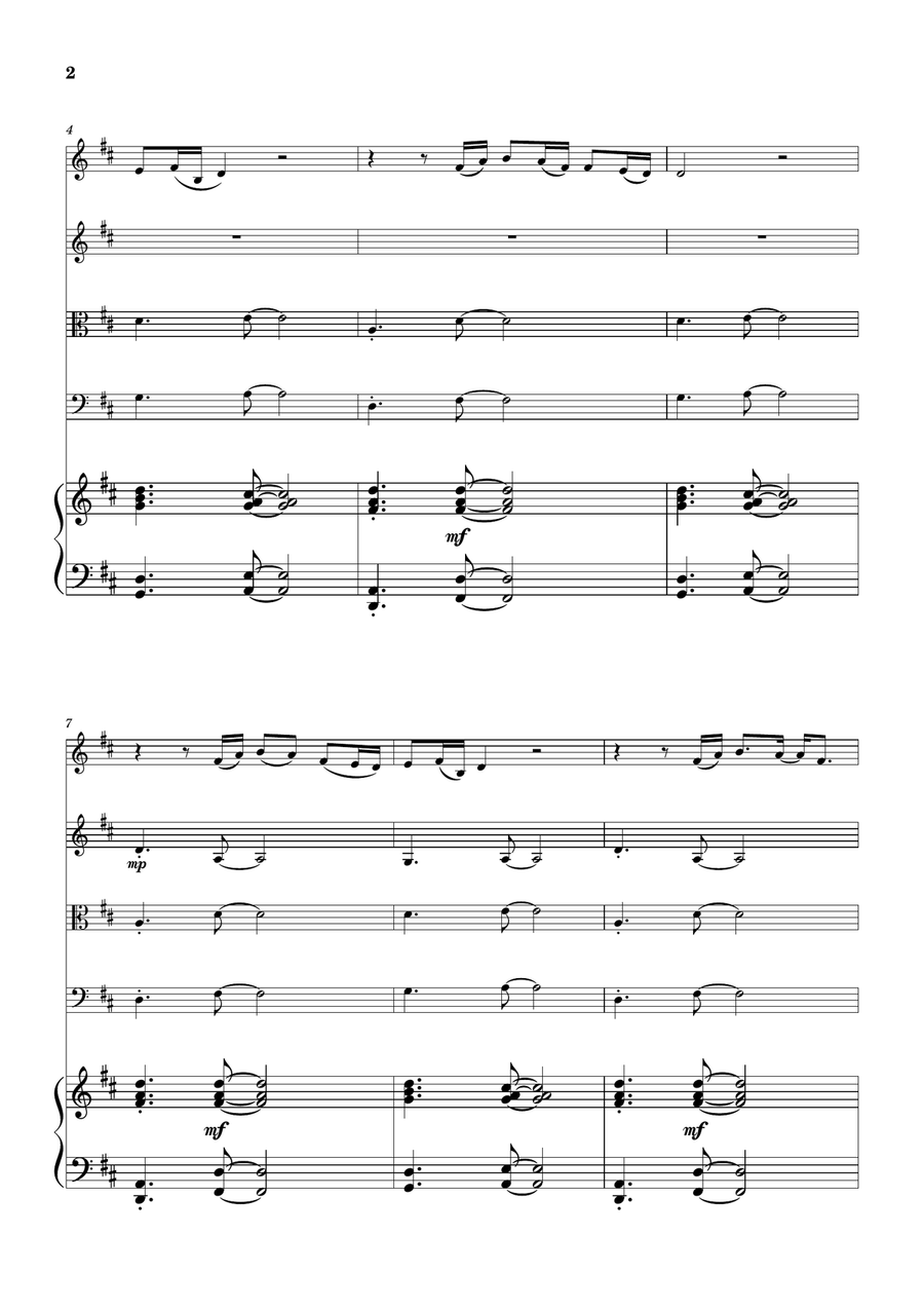 Thinking Out Loud by Ed Sheeran Small Ensemble - Digital Sheet Music page 2