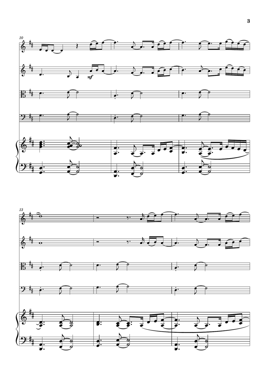 Thinking Out Loud by Ed Sheeran Small Ensemble - Digital Sheet Music page 3