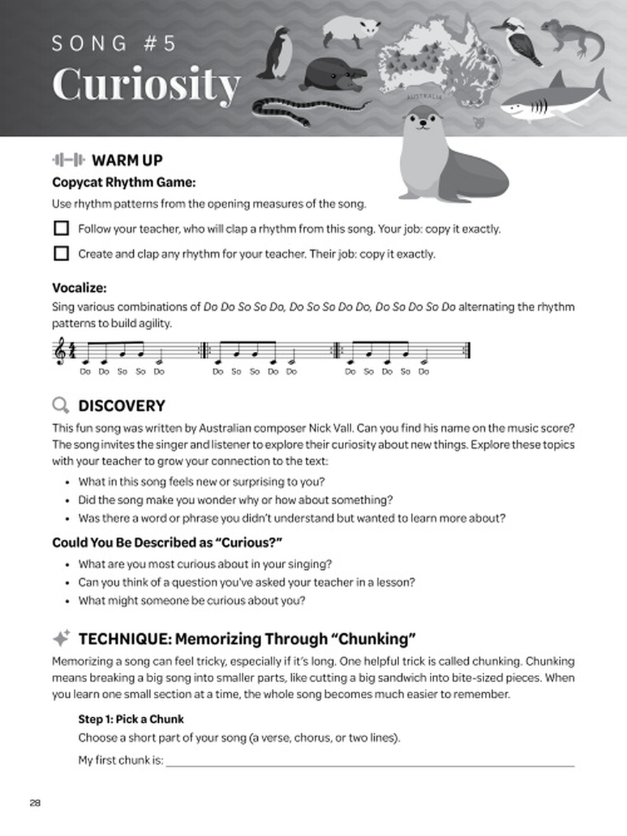 Songs and Lessons for the Progressing Singer by Various Voice - Sheet Music page 5