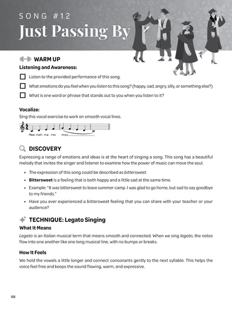 Songs and Lessons for the Progressing Singer by Various Voice - Sheet Music page 9