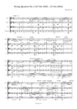 String Quartet No. 2 (27 Oct 2023 – 31 Oct 2024) (Full Score and Parts)